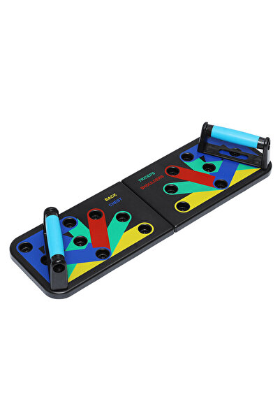 zola 14 in 1 foldable stand, for push-ups and exercises, non-slip, 63.5 x 19 cm