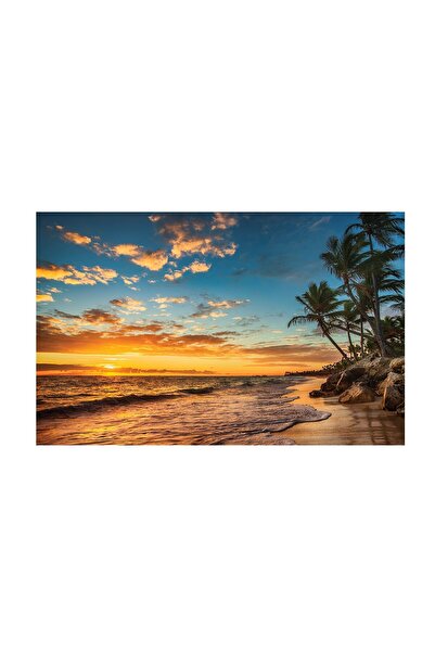 4Decor Pânză Tablou 4Decor, Beach sunrise, 60x90cm, DE0178