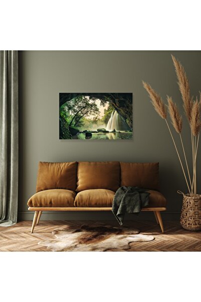 4Decor Pânză Tablou 4Decor, Cascada tropicală, 60x90cm, DE0267