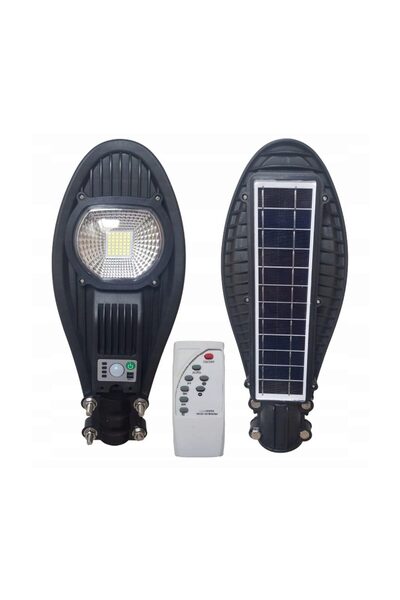 BOXER Solar-powered lamp 50W Cobra type, built-in panel, remote control