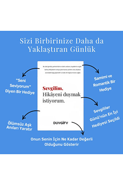Duygify Sevgili Hikaye Günlüğü - Aşkınızın Kalıcı Mirası