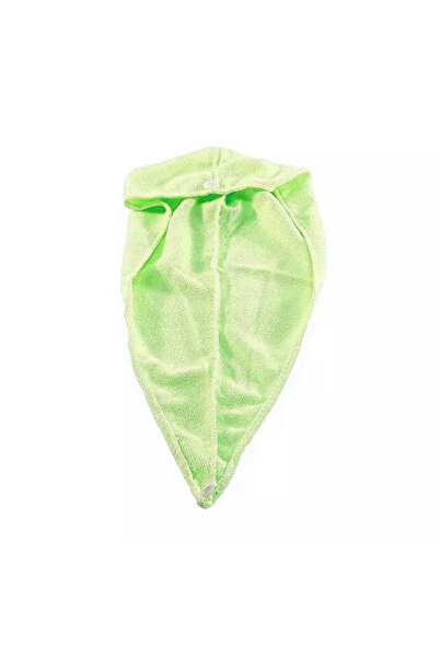 zola Turban towel, quick drying, microfibre, 55x22 cm, neon green