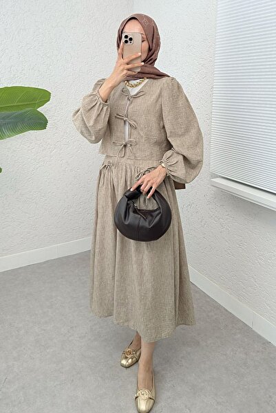 Nils Kids Butik Φιόγκος Λεπτομερές Διπλό Σετ