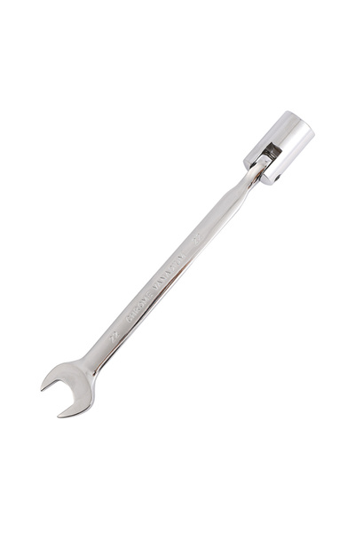 Lawazim Ratcheting Wrench 22mm – Flexible Head Combination Wrench for Auto Repair & Workshop