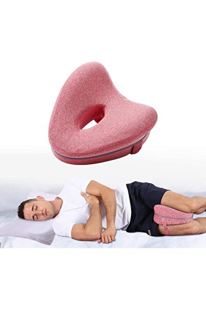 zola Orthopedic foot pillow, memory foam, removable cover, 25x25x12.5 cm, red