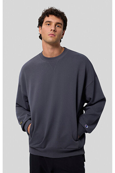 Champion Desert Trip Crewneck Sweatshirt Gri Erkek Sweatshirt - 220920-VS517