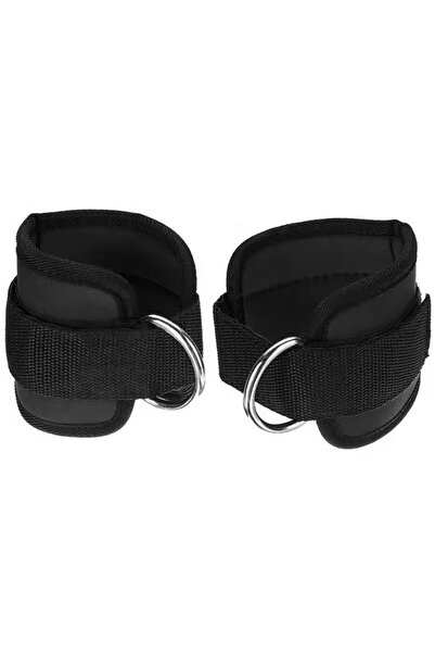 zola Set of 2 training ankle bands, foam, 46x8 cm, black