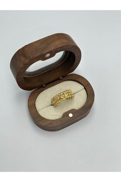 MyladyAccessoriess خاتم دوريكا (مطلي بالنحاس) (قابل للتعديل)