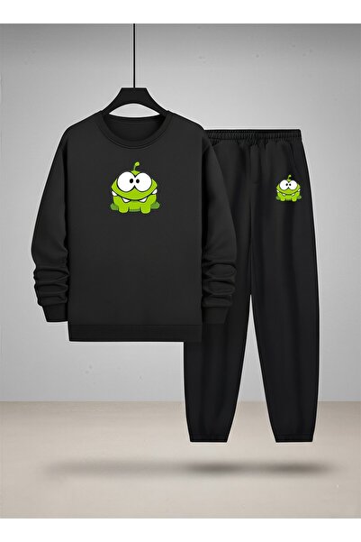 LORVEX Set de trening pentru copii cu gât rotund tricou și pantaloni de treni...