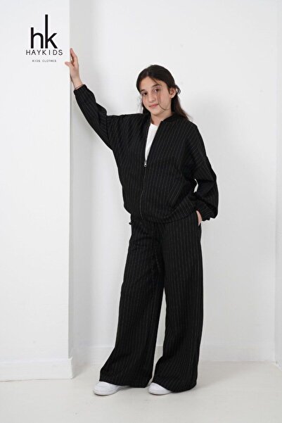 HayKids بدلة بناتي بسحاب