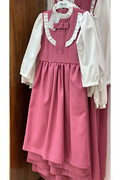 La reina petite Elementary school uniform, pink, one piece