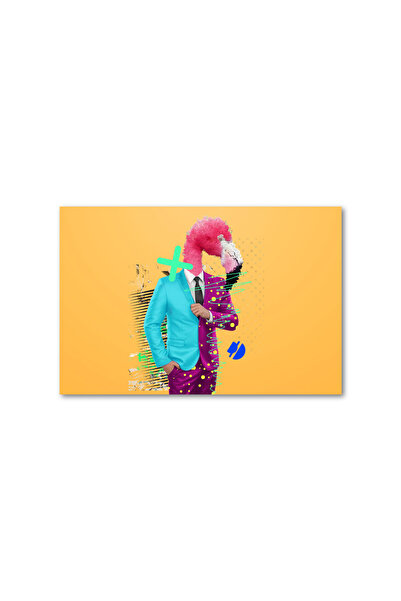 4Decor Pânză Tablou 4Decor, Flamingo, 60x90cm, DM0204