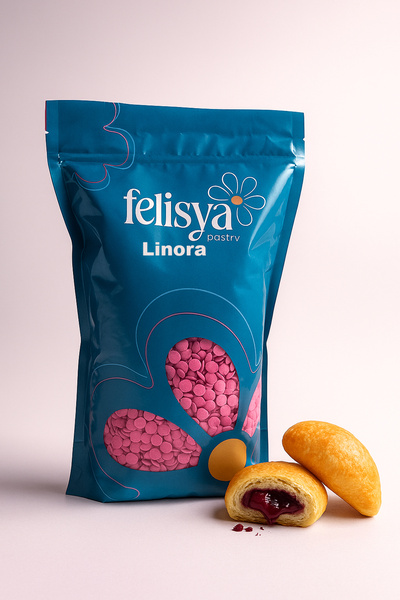 LİNORA Frambuaz Damla Çikolata 1kg.