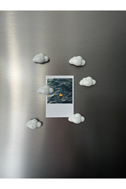 Gift Studio Mini Bulut Buzdolabı Magneti- Magnet bohem - Bebek Fotoğraf Magnet