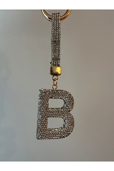 Milena Designer Store Milena Istanbul Letter Stone Bag Charm / Keychain / Car Ornament - Letter B