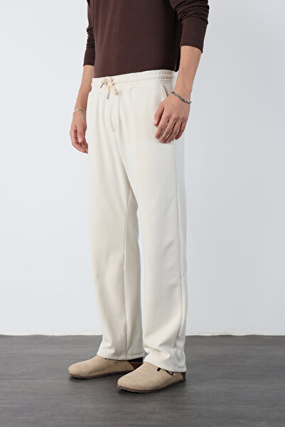 Mesfeno Baggy Ottoman Pants with Elastic Waist