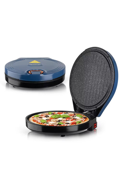 raf Multi-Function Electric Pan Pizza and Bread Maker, 1800W Non-Stick Cooker for Baking, Grilling