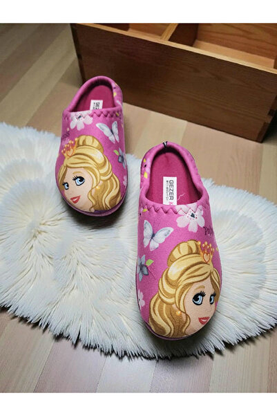 GEZER Papuci pentru grădiniță, cu tematică prințesă, cu talpă moale, anti-alunecare