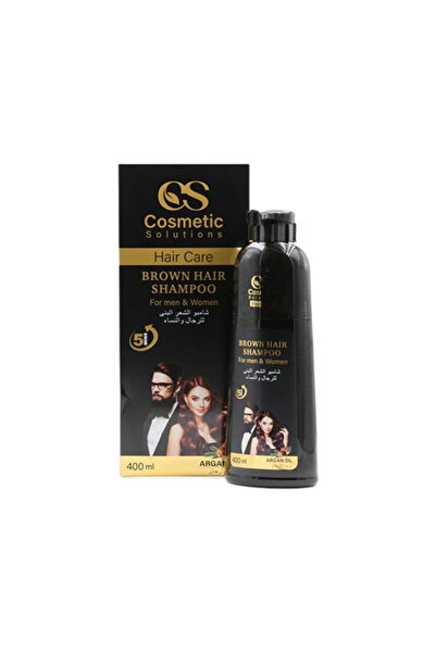 cosmetic Cosmetic Solution Fast Hair Color Shampoo with Argan Oil (Brown) 400ml