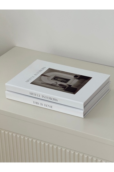 AYSA HOME DECOR 2-Piece Decorative Book Box, Artful Interiors, This Is Home