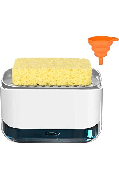 SULFAR Soap Dispenser with Sponge Holder - 12.5 oz