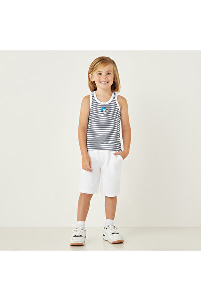 CPLG Sonic The Hedgehog Print Round Neck Vest - Set of 3