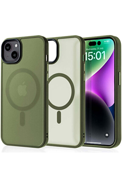 Casey Studios Husa Magsafe iPhone 14 Plus, Incarcare Wireless, Margini Ridica...