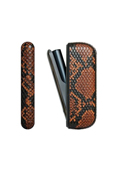 OEM Husa Pentru IQOS Iluma Sarpe Maro – TPU + PU + PC