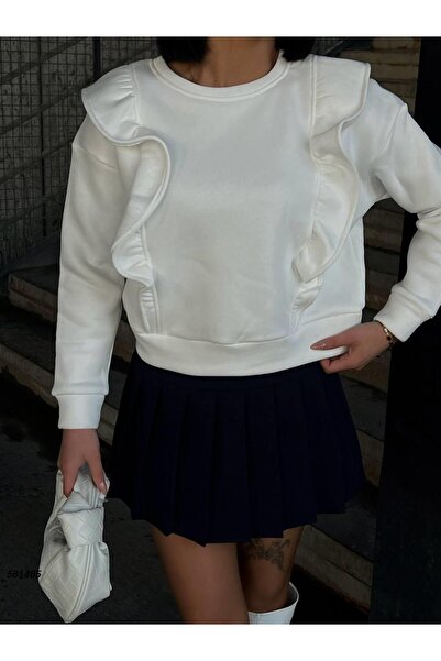 Modafeminen Üc İplik Sweat 581485 White