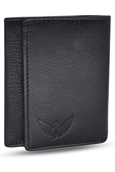 JİLDAAN Namat Handmade Genuine Leather Men's Trifold Wallet with RFID - Gift Box