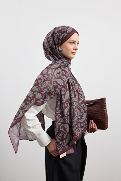 Qef Cotton Shawl Lune Plum