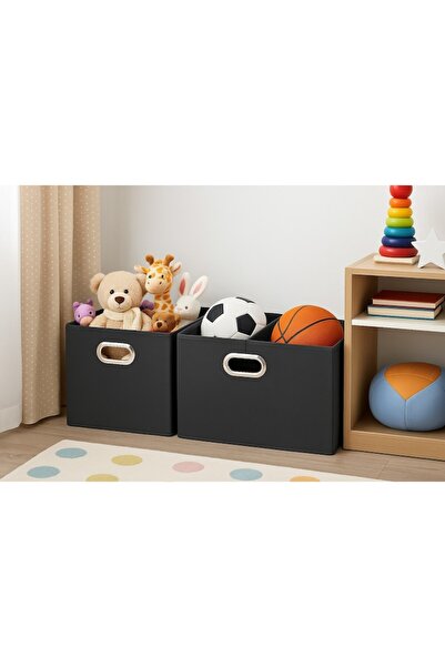 AB HOMES set of 3 foldable storage boxes, 15x15x15 cm – multifunctional for toys, clothes and acce