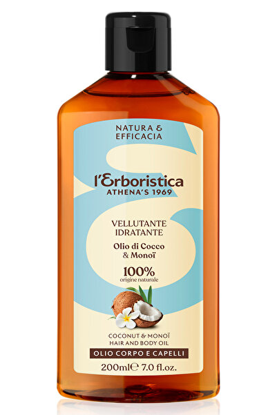 L'ERBORISTICA Ulei pentru corp si par, cu ulei de cocos si monoi, hidratant, ...