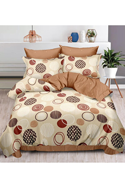 Pucioasa Fine cotton double bed linen set, 6 pieces, (ST-207)