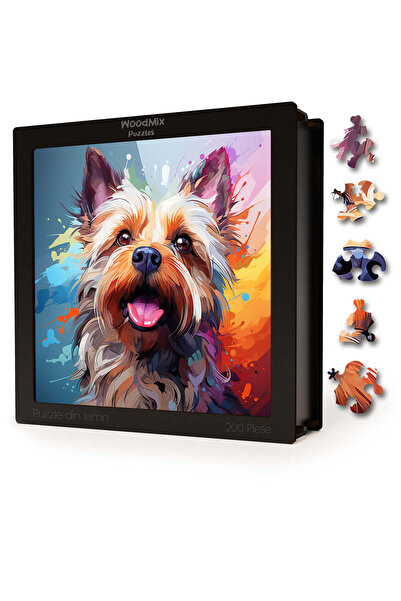 WoodMix Puzzles Animal Puzzle - Dogs - Cairn Terrier 3 - 200 pieces - 30 x 30 cm