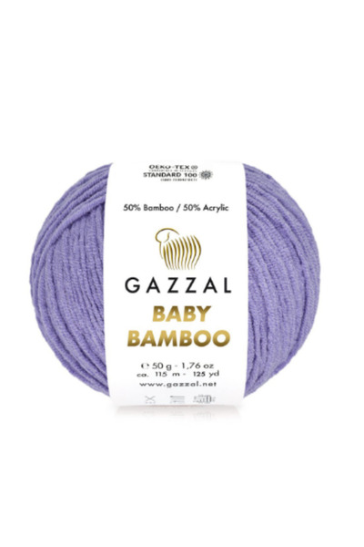 Gazzal Baby Bamboo %50 Bambu %50 Pamuk Örgü İpliği 50 G / 250 M-95215-1 Adet