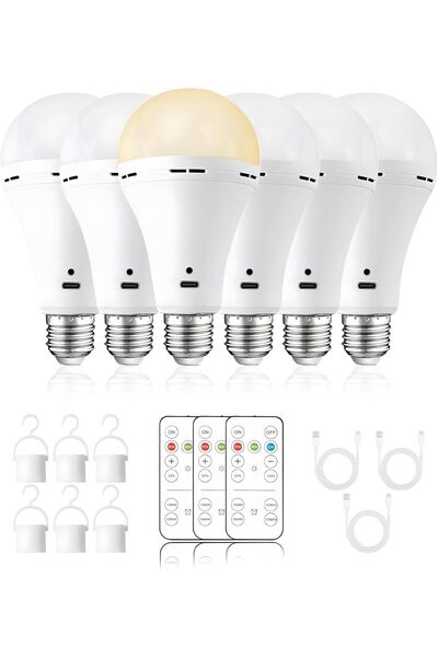 genernic مصابيح LED قابلة لإعادة الشحن عبر USB مع جهاز تحكم عن بعد ومؤقت، و3 ...