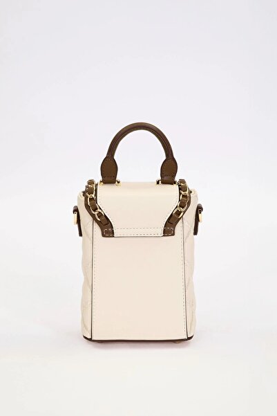 Levidor Stylish Women's Phone Bag with Quilted Embroidery and Chain Knit Detail, Hand and Shoulder Use Lv930584