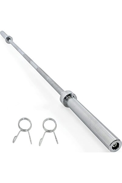 CENTURFIT قضيب كروم أولمبي للتمارين الاحترافية، 600 كجم، أوزان رياضية 2.2 متر...