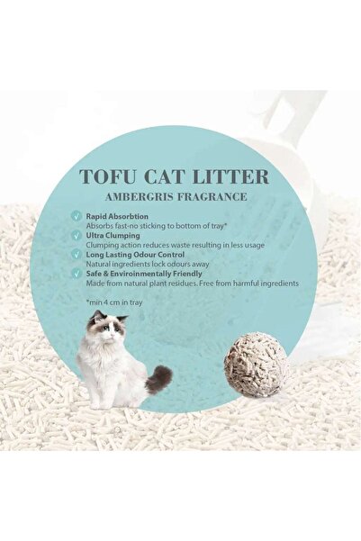 Bioline Tofu Cat Litter 7 L - Ambergris Fragrance