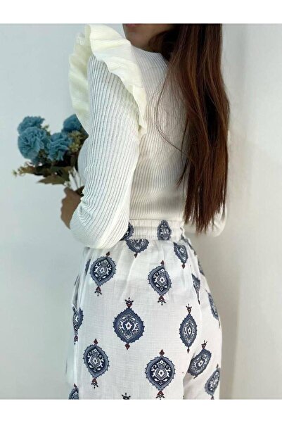 Modafeminen Πλεκτό πουλόβερ TR0114 Λευκό