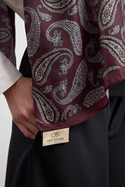 Qef Cotton Shawl Lune Plum