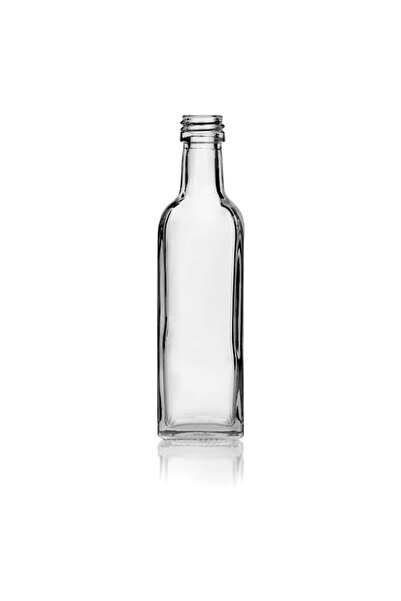 AB HOMES Set of 20 Bottles, 50 ml, Transparent Reusable Glass