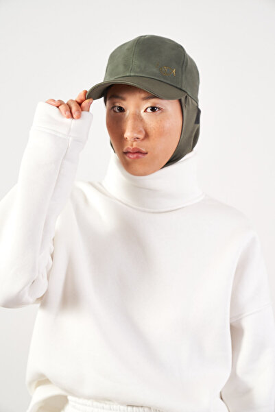 Mevra Denim Cap Sports Bone Khaki