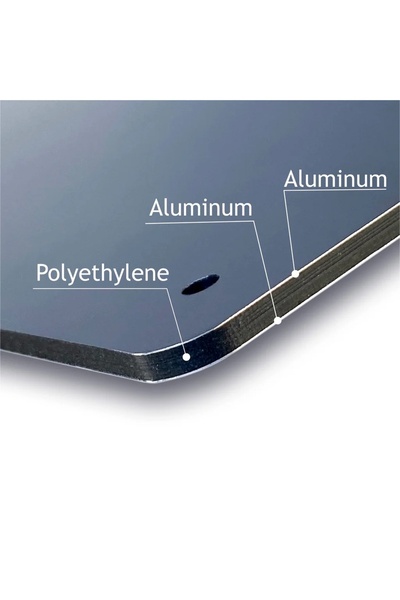 OEM Evacuation sign, Emergency, Exit, 150x300, Exit direction bottom right, Aluminum, Green