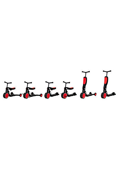 Asalvo Ride and Roll 6-in-1 Tricycle, Multi-Stage Convertible