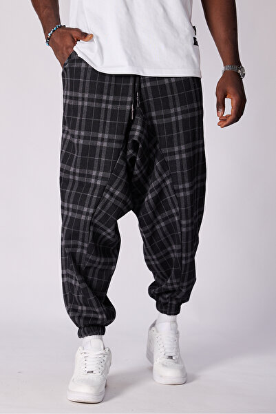 Superbluemexico Unisex Jacquard Patterned Shalwar Pants