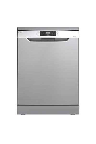 Samus SDX614.8 DISHWASHER, 14 SETS, 60 CM WIDTH, 8 PROGRAMS, STAINLESS STEEL / SILVER