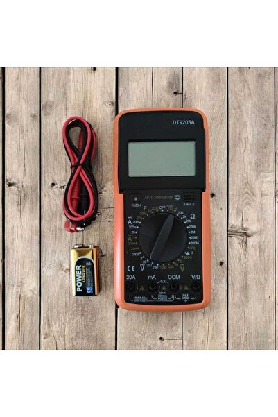 Hırdavat جهاز قياس رقمي من نوع Usta مع شاشة عرض، جهاز قياس متعدد الوظائف محمول، مقياس أمبير وفولتميتر لقياس التيار مع جرس إنذار