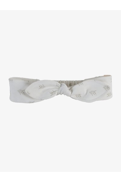 Milk & Muffin Green Color and Moss Pattern Organic Baby Headband